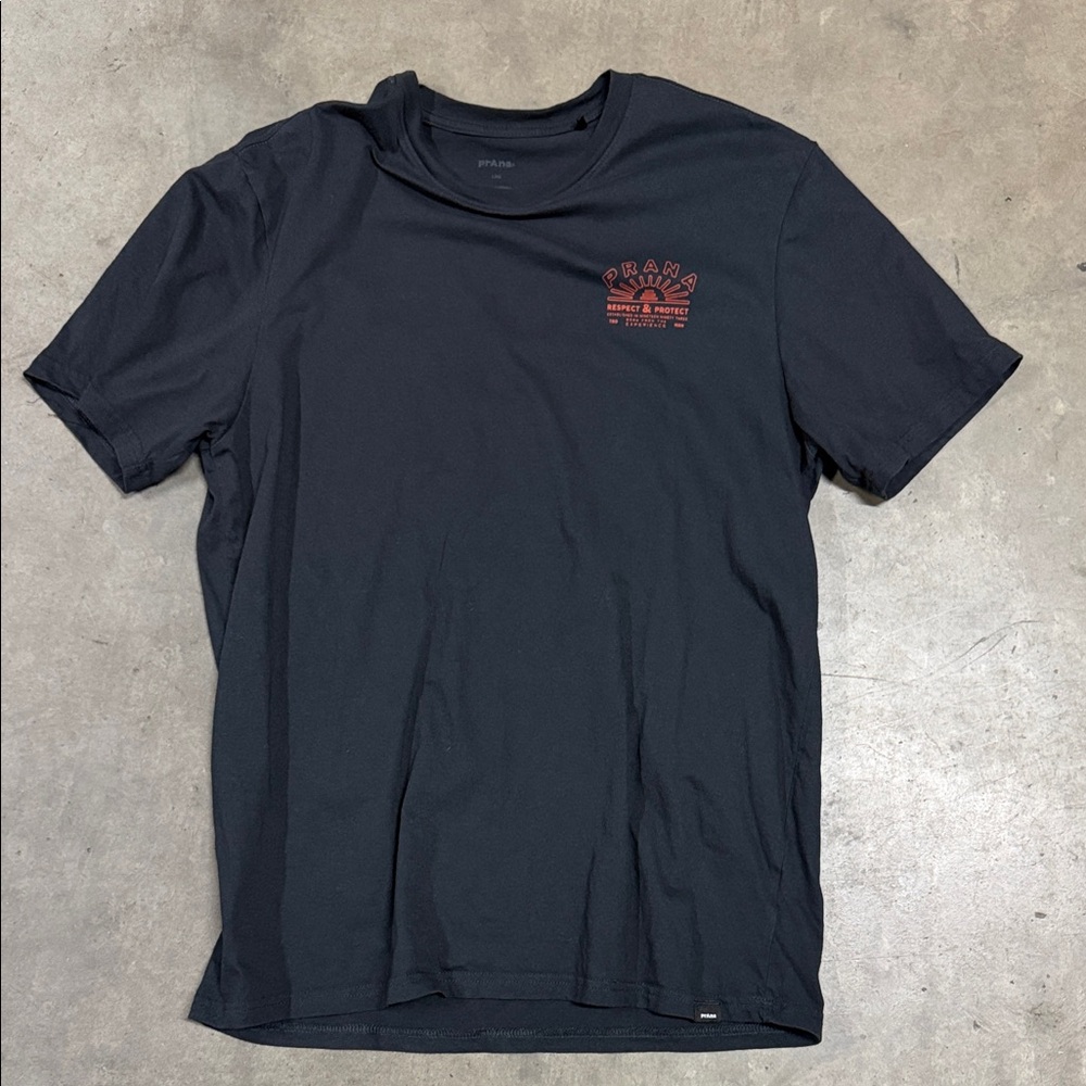Prana Black Short Sleeve Tee